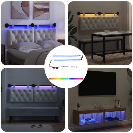 LED Strip 110 cm Flerfarvet PVC