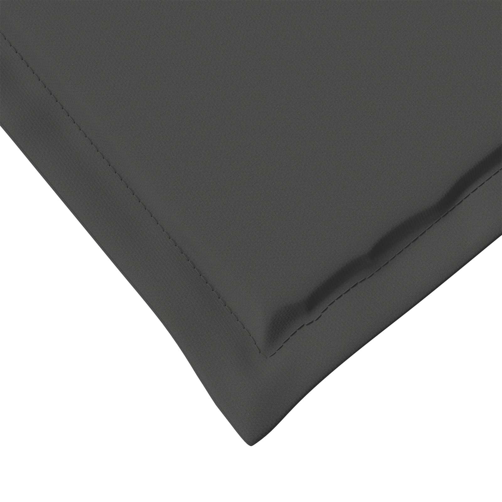 Sædepuder 2 pcs Antracit 47 x 36 x 2 cm Polyester