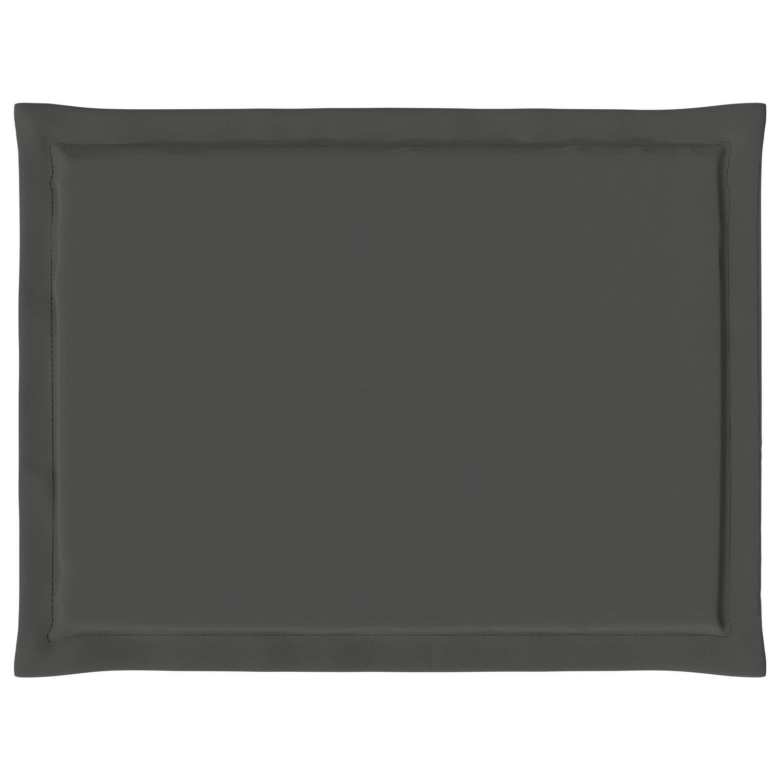 Sædepuder 2 pcs Antracit 47 x 36 x 2 cm Polyester