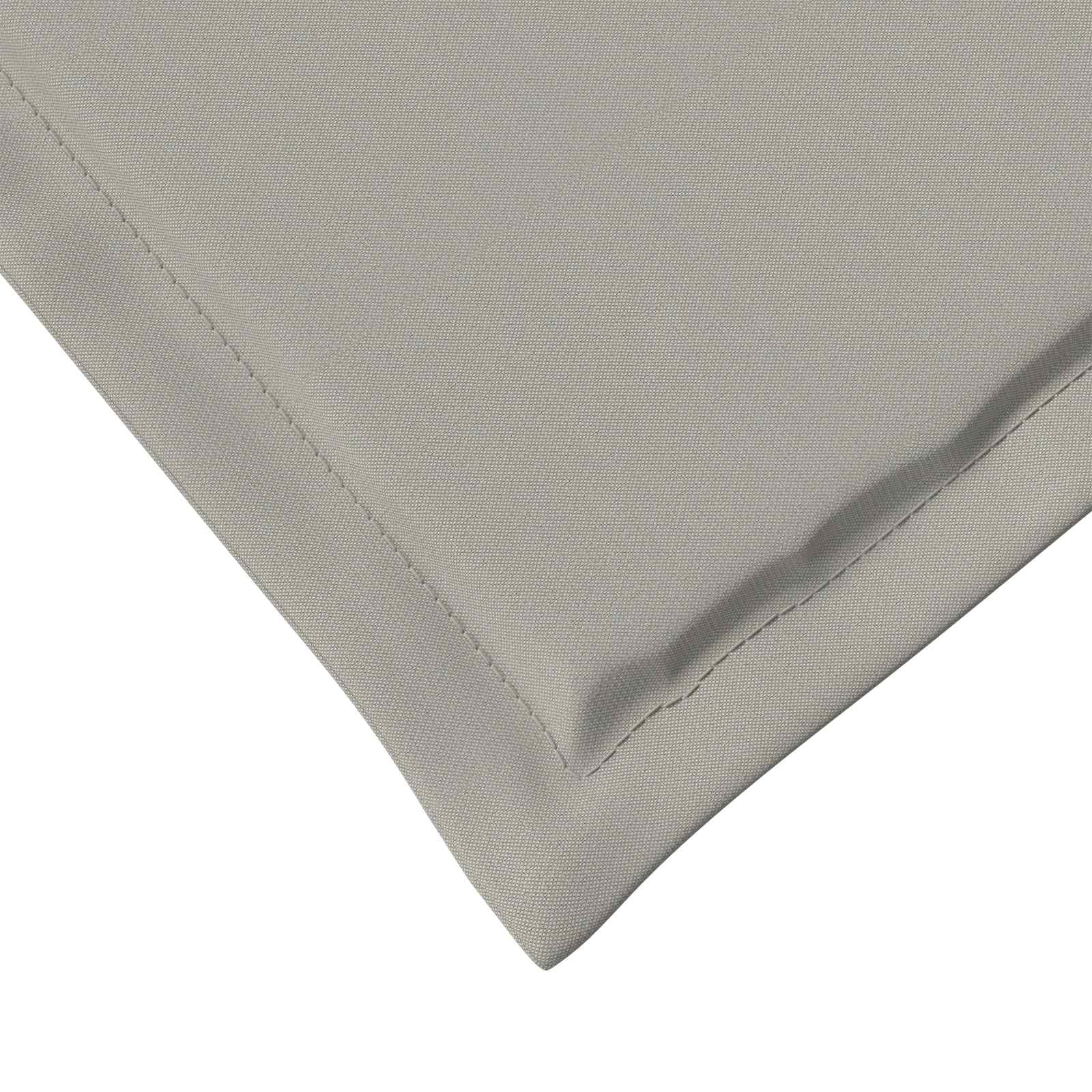 Sædepuder 2 pcs Lysegrå 47 x 36 x 2 cm Polyester