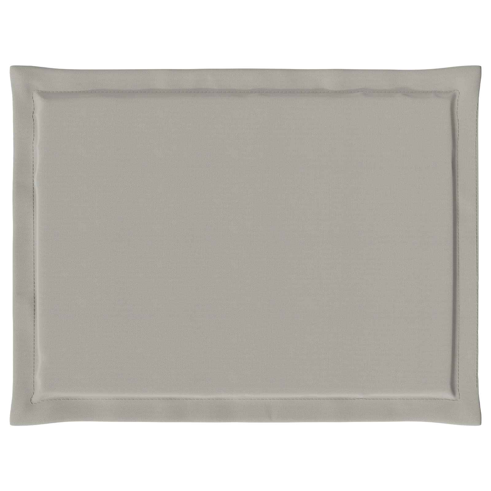 Sædepuder 2 pcs Lysegrå 47 x 36 x 2 cm Polyester