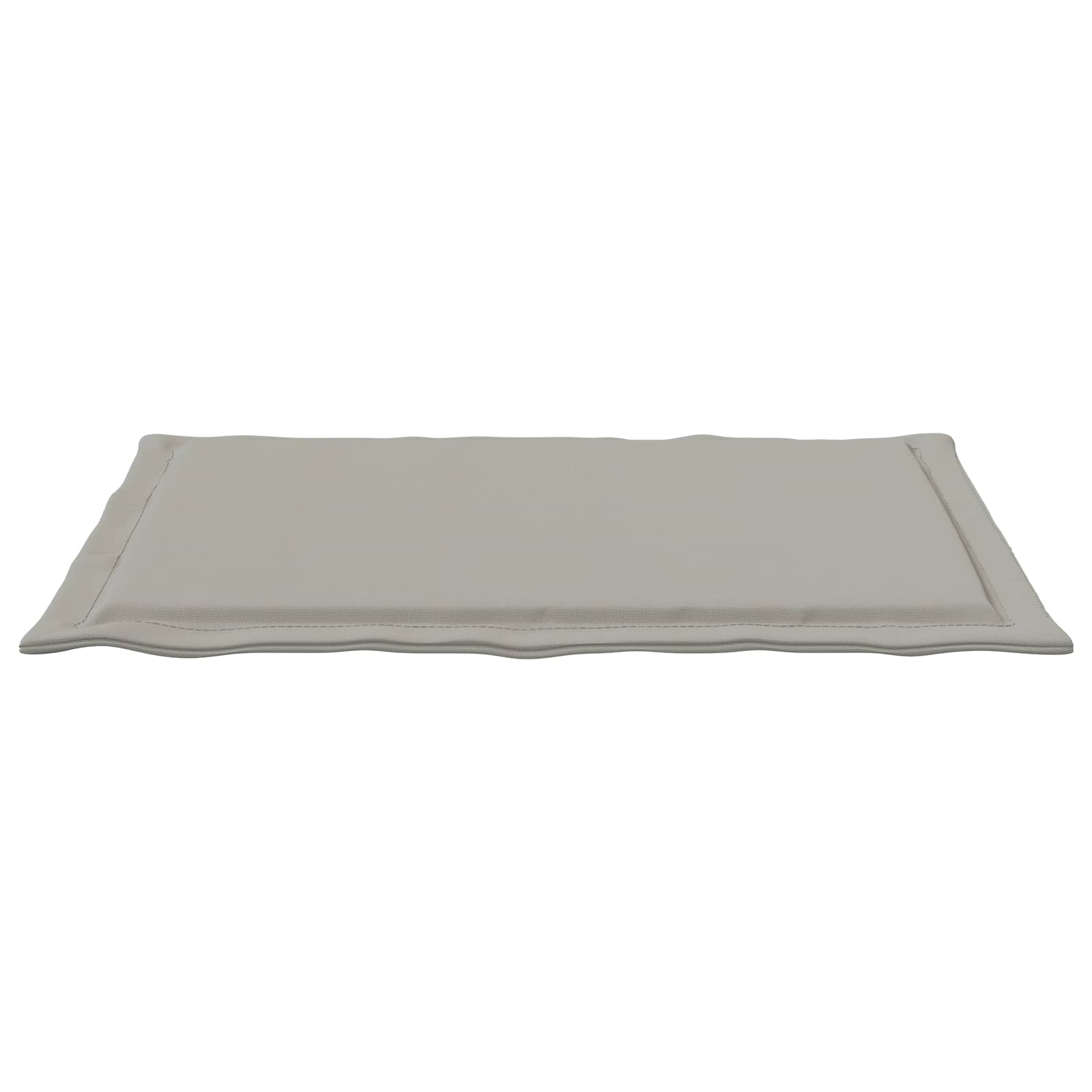 Sædepuder 2 pcs Lysegrå 47 x 36 x 2 cm Polyester