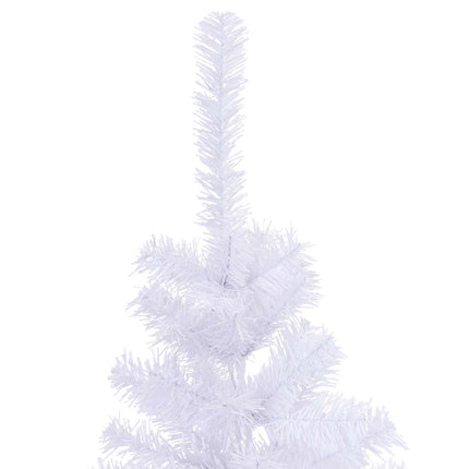 Kunstigt juletræ med 150 LED'er Hvid 120 cm PVC og Stål