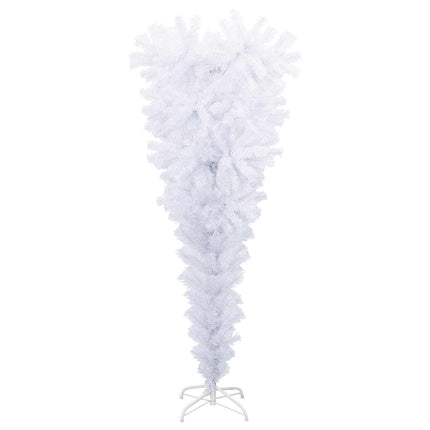 Kunstigt juletræ med 150 LED'er Hvid 120 cm PVC og Stål