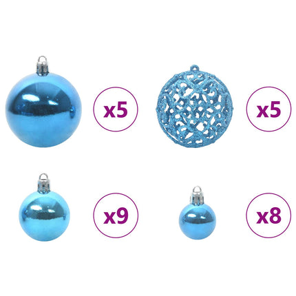 Kunstigt juletræ med 150 LED'er Hvid 120 cm PVC og Stål
