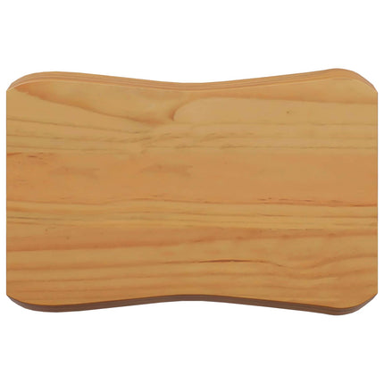 Barbænk EKAI 2 stk. Sort 40 x 29 x 45,5 cm Massivt fyrretræ