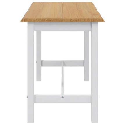 Høj Bar Bord EKAI Hvid 112 x 70 x 91 cm Massivt fyrretræ
