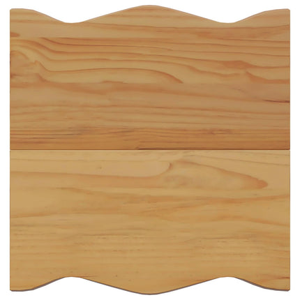 Sidebord med hylde EKAI Hvid 50 x 50 x 45,5 cm Massivt fyrretræ