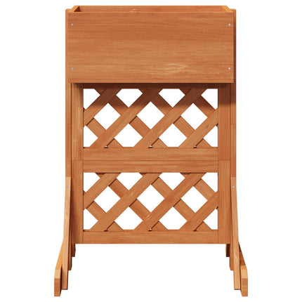 Vertikal have trellis Orange 48 x 30 x 70,5 cm Massivt Fyrretræ
