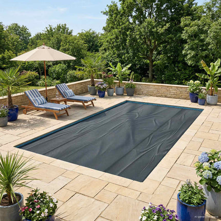 Solar Pool Cover Ekstra Tung 500 x 300 cm 400 μm Firkantet PE
