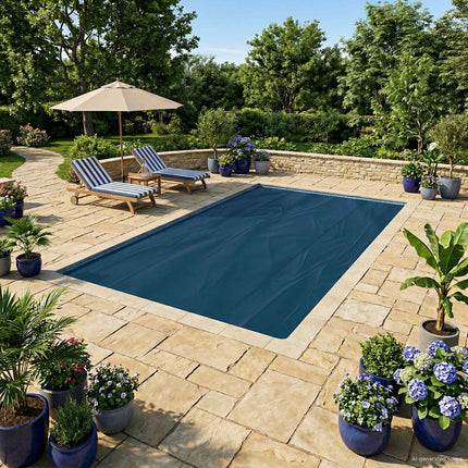 Solar Pool Cover Ekstra Tung 260 x 160 cm 400 μm Firkantet PE