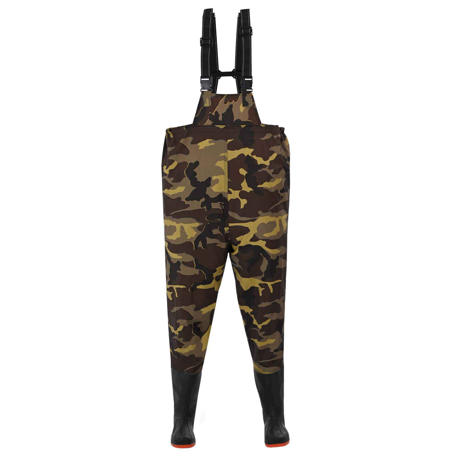Brystvade med støvler PVC-belagt polyester Størrelse 45