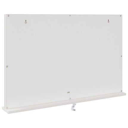 LED Makeup Spejl Hvid 80 x 10 x 52,5 cm Glas og Stål