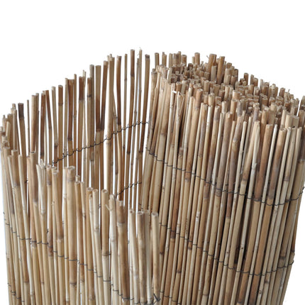 Havehegn 400 x 90 cm Rør Naturfarvet