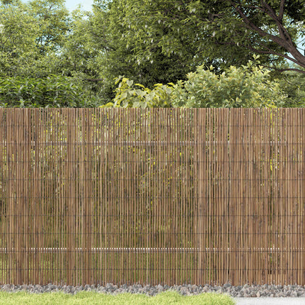 Havehegn 400 x 90 cm Rør Naturfarvet