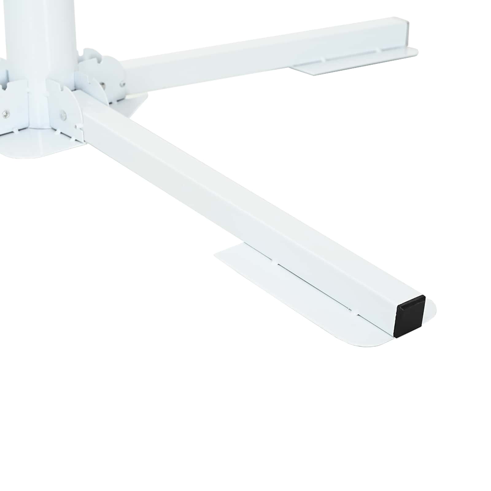 Parasol Stativ Hvid Stål