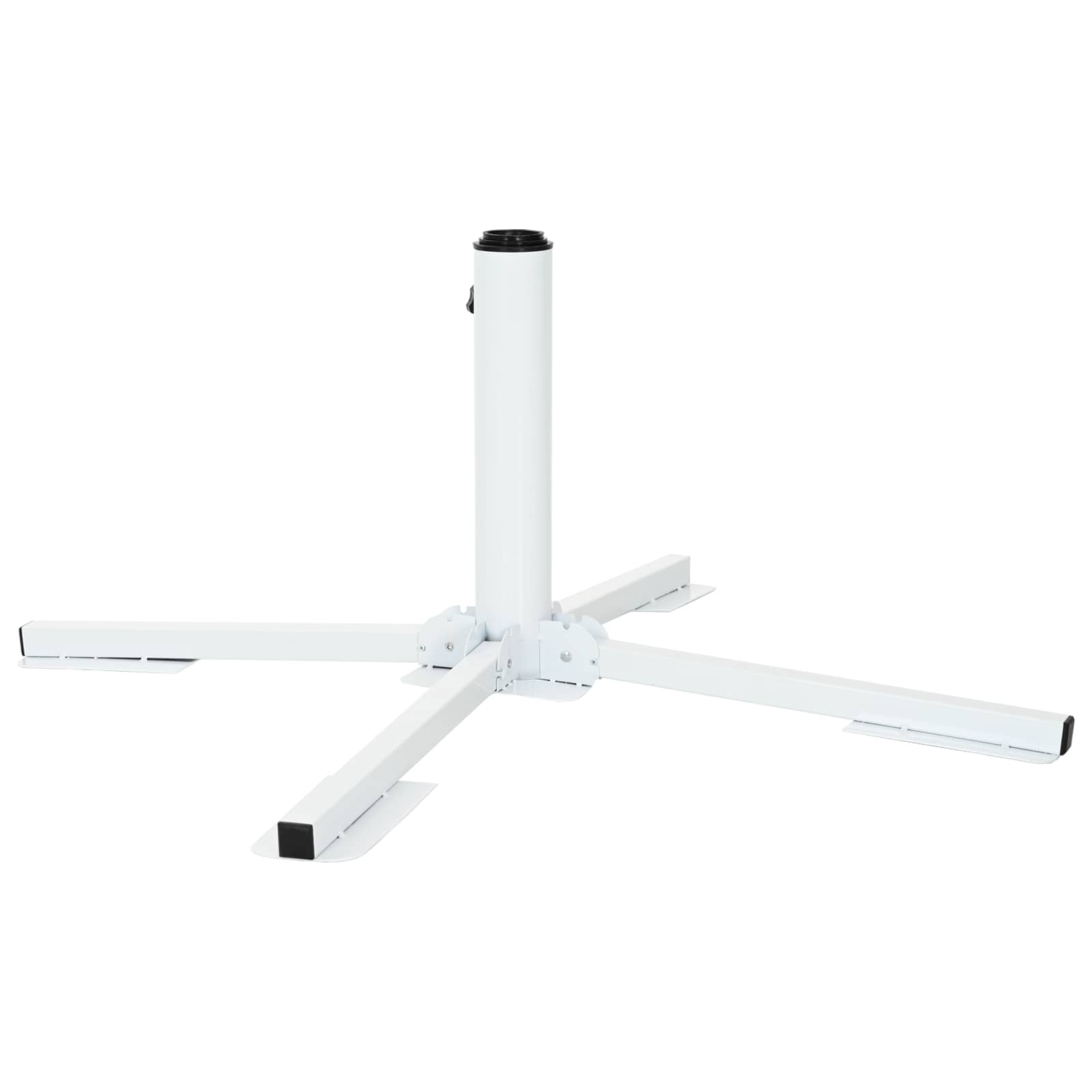 Parasol Stativ Hvid Stål