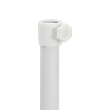 Parasol Stativ Hvid Stål til 25-32 mm Stang