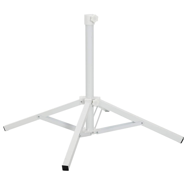 Parasol Stativ Hvid Stål til 25-32 mm Stang