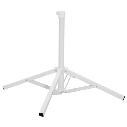 Parasol Stativ Hvid Stål til 25-32 mm Stang