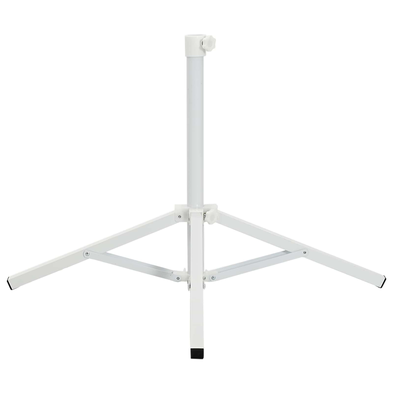 Parasol Stativ Hvid Stål til 25-32 mm Stang