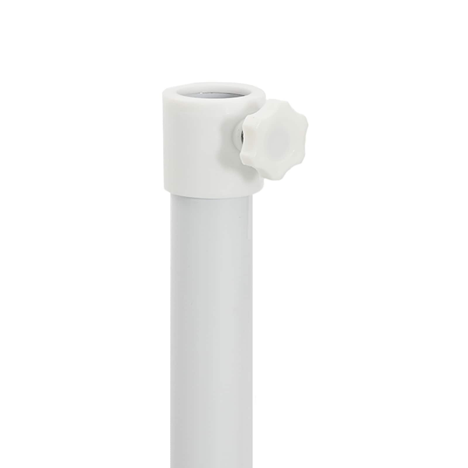Parasol Stativ Hvid Stål for 25-32 mm Pole
