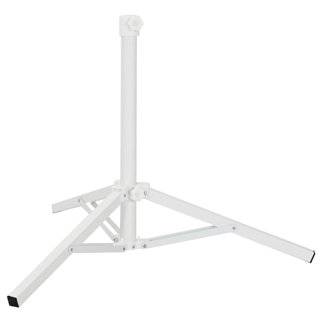 Parasol Stativ Hvid Stål for 25-32 mm Pole