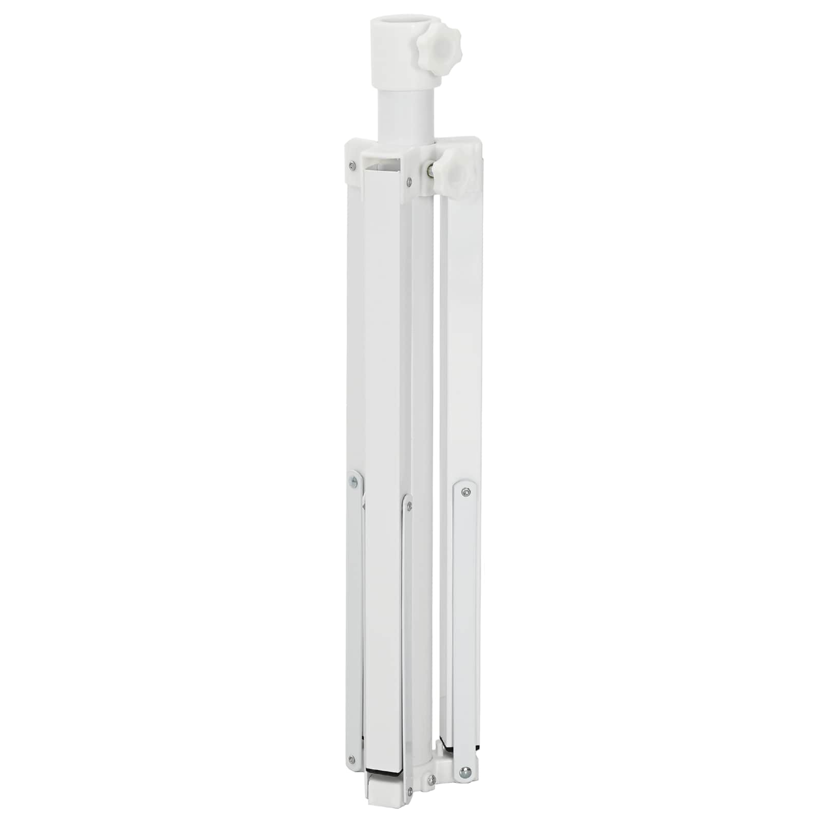 Parasol Stativ Hvid Stål for 25-32 mm Pole