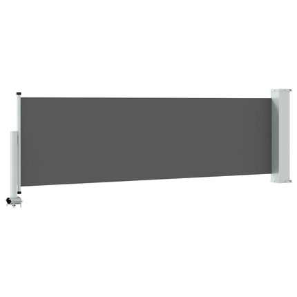 Side Markise 60 x 300 cm 100% polyester jern stål Rektangulær