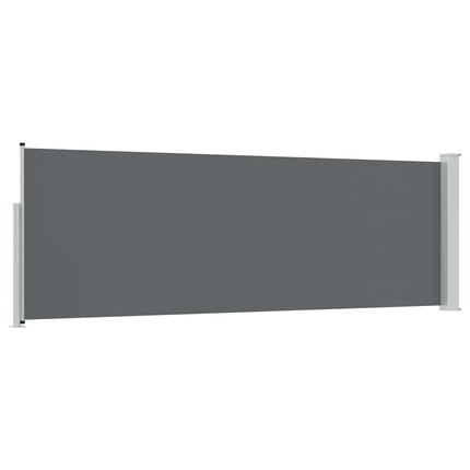 Udtrækkeligt side-markise 500 x 100 cm Polyester Rektangulær