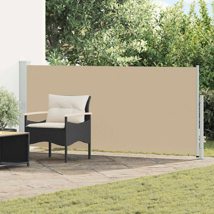 Udtrækkeligt side-markise Rektangulær 160 x 600 cm Polyester