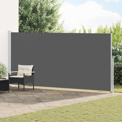 Udtrækkeligt side-markise 220 x 600 cm Polyester Rektangulær