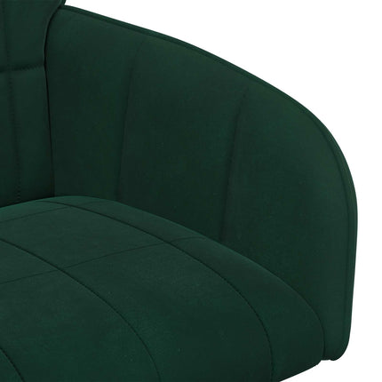 Spisestole 6 pcs Velour (V) Mørkegrøn 56,5 x 50 x 86 cm