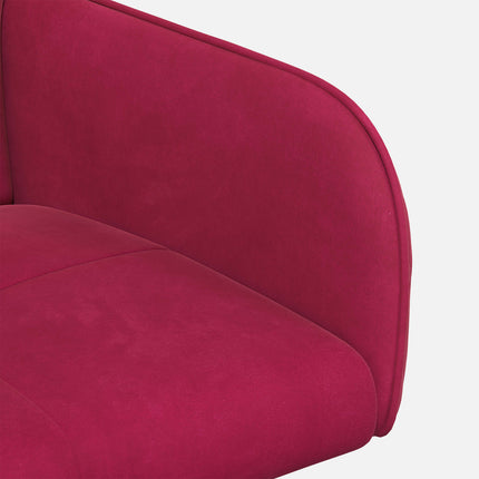 Spisestole 6 pcs Velour (V) Vinrød 59 x 56,5 x 86 cm