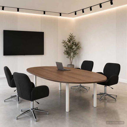 Drejestole 4 stk. 54 x 58 x 90 cm Sort Stof