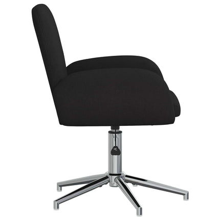 Drejestole 6 stk. 54 x 58 x 90 cm Sort Stof