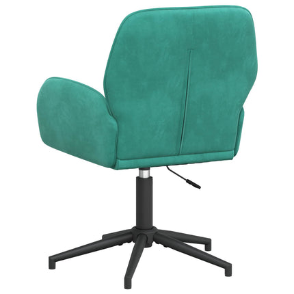 Drejestole 4 stk. 54 x 55 x 90 cm Turkis Velour (V)