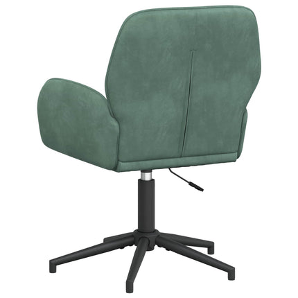 Drejestole 4 stk. 54 x 55 x 90 cm Havgrøn Velour (V)