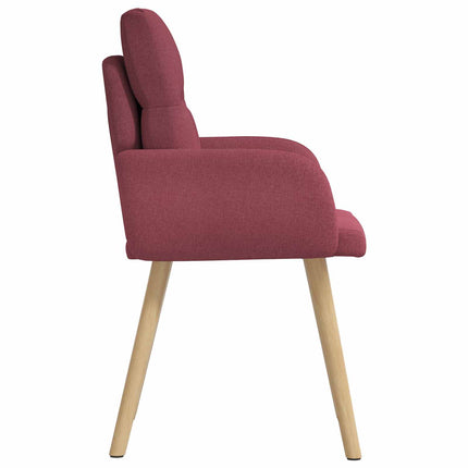Spisestole 4 stk. Stof Vinrød 60 x 56 x 96 cm
