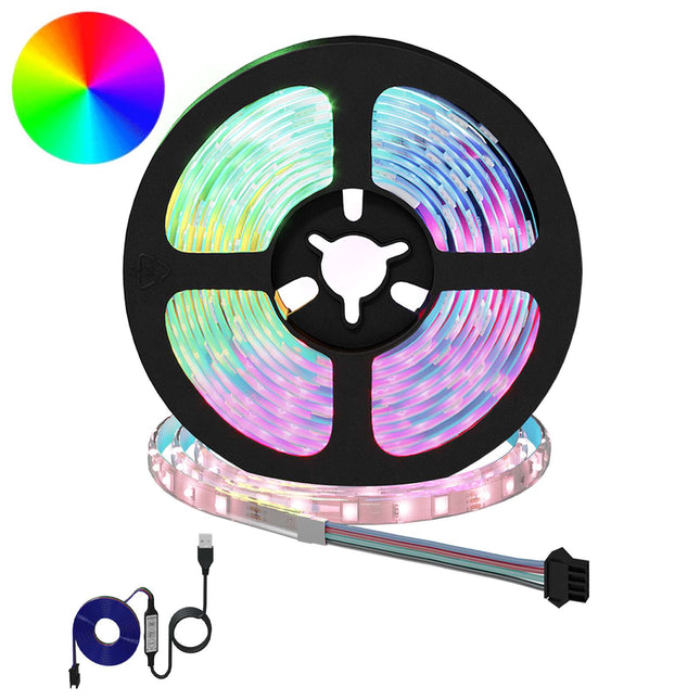 LED Strip 12 pcs Sort og Gennemsigtig 3000 mm Kobber og plastik
