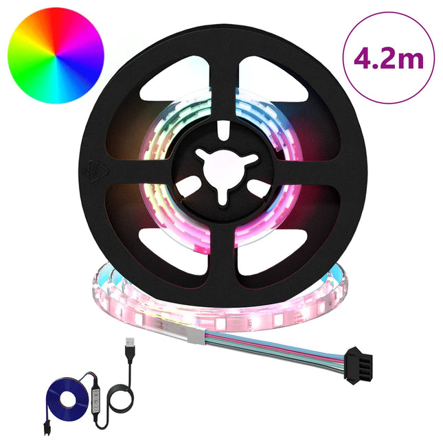 LED Strip 12 pcs Sort og Gennemsigtig 350 mm Kobber og plastik