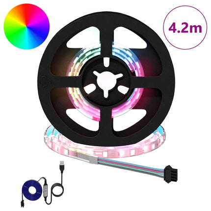 LED Strip 12 stk. Sort og Gennemsigtig Kobber og plastik