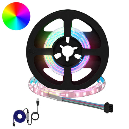 LED Strip 12 stk. Sort og Gennemsigtig Kobber og plastik