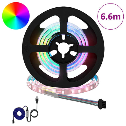 LED Strip 12 stk. Sort og Gennemsigtig Kobber og plastik