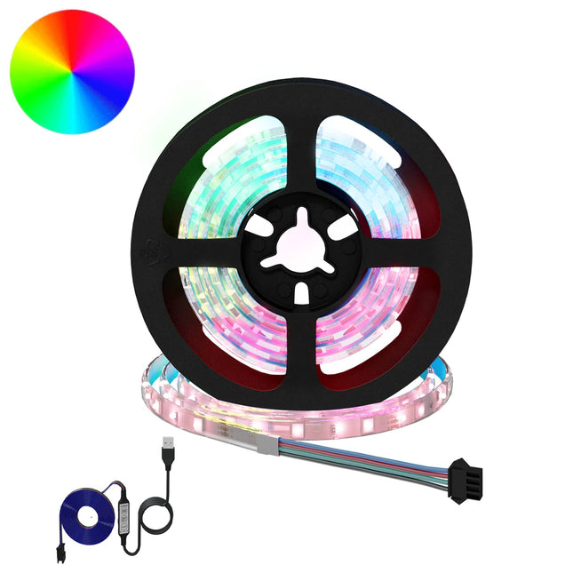 LED Strip 12 pcs Sort og Gennemsigtig 1000 mm Kobber og plastik