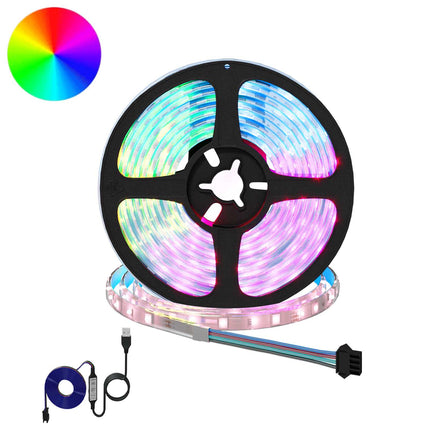 LED Strip 12 pcs Sort og Gennemsigtig 3000 mm Kobber og plastik