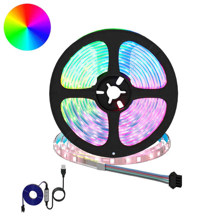LED Strip 12 pcs Sort og Gennemsigtig 4700 mm Kobber og plastik