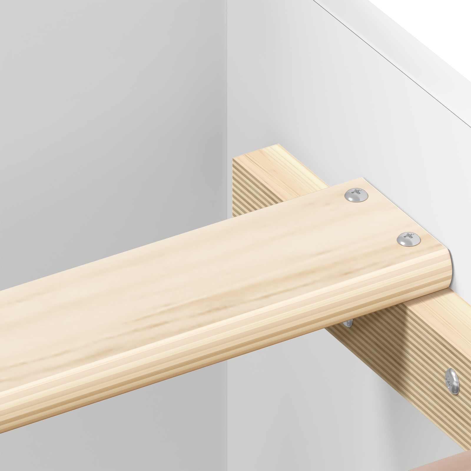 Sengestel med hovedgærde Hvid 80 x 200 cm Konstrueret træ