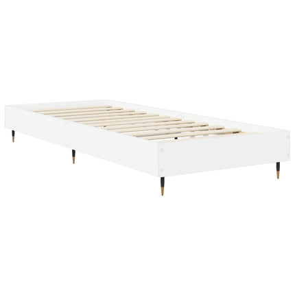 Sengestel Hvid 80 x 200 cm Konstrueret træ
