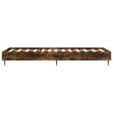 Sengestel Røget eg 80 x 200 cm Konstrueret træ